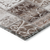 9' X 12' Taupe and Ivory Patchwork Washable Non Skid Indoor Outdoor Area Rug