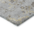 8' X 10' Gray Beige And Ivory Floral Washable Indoor Outdoor Area Rug