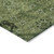 9' X 12' Olive Green Fern Green And Artichoke Green Floral Washable Indoor Outdoor Area Rug