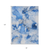8' X 10' Navy Blue Abstract Washable Indoor Outdoor Area Rug