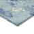 10' X 14' Blue And Teal Blue Abstract Washable Indoor Outdoor Area Rug