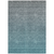 10' X 14' Teal Blue Gray And Charcoal Ombre Washable Indoor Outdoor Area Rug