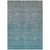 10' X 14' Teal Blue Gray And Charcoal Ombre Washable Indoor Outdoor Area Rug