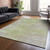 10' X 14' Sage And Artichoke Green Abstract Washable Indoor Outdoor Area Rug - Sage, Artichoke Green