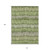 10' X 14' Olive Green And Gray Striped Washable Indoor Outdoor Area Rug - 608219222291