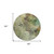 8' Beige Green And Artichoke Green Round Abstract Washable Indoor Outdoor Area Rug