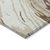 8' X 10' Ivory Beige And Brown Abstract Washable Indoor Outdoor Area Rug