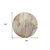 8' Round Brown Round Abstract Washable Non Skid Indoor Outdoor Area Rug