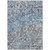 8' X 10' Blue And Gray Abstract Washable Indoor Outdoor Area Rug - 880016602951