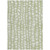9' X 12' Artichoke Green And Ivory Abstract Washable Indoor Outdoor Area Rug Transitional Style - Artichoke Green, Ivory Color