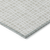8' Ivory And Beige Round Striped Washable Indoor Outdoor Area Rug
