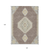 10' X 14' Taupe Gray And Ivory Oriental Washable Indoor Outdoor Area Rug