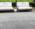 9' X 12' Gray And Silver Abstract Washable Indoor Outdoor Area Rug