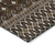 8' X 10' Chocolate Taupe And Copper Tribal Washable Indoor Outdoor Area Rug