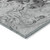 8' X 10' Gray Charcoal And Silver Abstract Washable Indoor Outdoor Area Rug - Gray, Charcoal, Silver