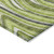 10' X 14' Lime Green And Charcoal Abstract Washable Indoor Outdoor Area Rug