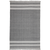 5' X 7' Gray Striped Handmade Indoor Outdoor Area Rug