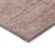 9' X 12' Blush And Mauve Medallion Washable Indoor Outdoor Area Rug