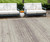 9' X 12' Taupe And Beige Striped Washable Indoor Outdoor Area Rug - Taupe, Beige