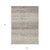 9' X 12' Taupe And Beige Striped Washable Indoor Outdoor Area Rug - Taupe, Beige