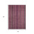 10' X 14' Pink Mauve And Blush Striped Washable Indoor Outdoor Area Rug