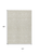 10' X 14' Beige And Ivory Geometric Washable Indoor Outdoor Area Rug