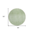 8' Artichoke Green And Green Round Abstract Washable Indoor Outdoor Area Rug