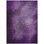 10' X 14' Purple Washable Non Skid Indoor Outdoor Area Rug