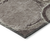 8' X 10' Chocolate And Beige Faux Bois Washable Indoor Outdoor Area Rug