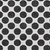 10' X 14' Black And Ivory Polka Dot Washable Indoor Outdoor Area Rug - Black, Ivory