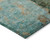 10' X 14' Blue And Gold Abstract Washable Indoor Outdoor Area Rug