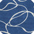 8' Navy Blue And Ivory Round Abstract Washable Indoor Outdoor Area Rug Transitional Style - Navy Blue, Ivory Color