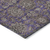 8' X 10' Purple Beige And Taupe Floral Washable Indoor Outdoor Area Rug