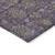 8' X 10' Purple Beige And Taupe Floral Washable Indoor Outdoor Area Rug