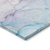 9' X 12' Purple Abstract Washable Indoor Outdoor Area Rug