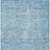 10' X 14' Sky Blue And Ivory Damask Washable Indoor Outdoor Area Rug