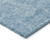 10' X 14' Sky Blue And Ivory Damask Washable Indoor Outdoor Area Rug