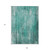 9' X 12' Teal Blue Aqua And Gray Striped Washable Indoor Outdoor Area Rug