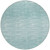 8' Aqua And Ivory Round Abstract Washable Indoor Outdoor Area Rug
