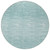 8' Aqua And Ivory Round Abstract Washable Indoor Outdoor Area Rug