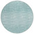 8' Aqua And Ivory Round Abstract Washable Indoor Outdoor Area Rug