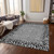 10' X 14' Gray Animal Print Washable Indoor Outdoor Area Rug