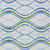 8' X 10' Sky Blue And Beige Abstract Washable Indoor Outdoor Area Rug