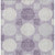 9' X 12' Purple And Ivory Geometric Washable Indoor Outdoor Area Rug Transitional Style - Purple, Ivory Color