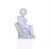 Vintage Look Off White Boy Sitting Statue - 4512839553474