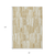8' X 10' Gold Beige And Ivory Abstract Washable Indoor Outdoor Area Rug