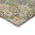 8' X 10' Brown Floral Medallion Washable Indoor Outdoor Area Rug
