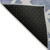 10' X 14' Denim Blue And Ivory Geometric Washable Indoor Outdoor Area Rug