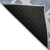 10' X 14' Denim Blue And Ivory Geometric Washable Indoor Outdoor Area Rug Transitional Style - Denim Blue, Ivory Color