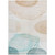 9' X 12' Beige and Blue Abstract Washable Non Skid Indoor Outdoor Area Rug - Beige, Blue